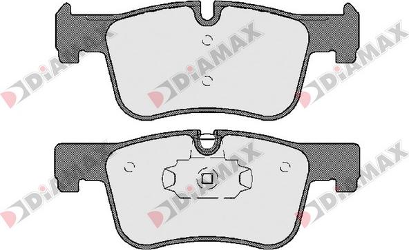 Diamax N09602 - Гальмівні колодки, дискові гальма autozip.com.ua