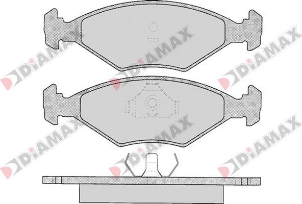 Diamax N09630 - Гальмівні колодки, дискові гальма autozip.com.ua