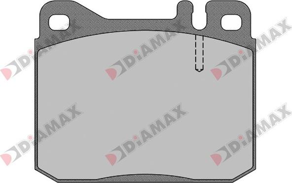 Diamax N09629 - Гальмівні колодки, дискові гальма autozip.com.ua