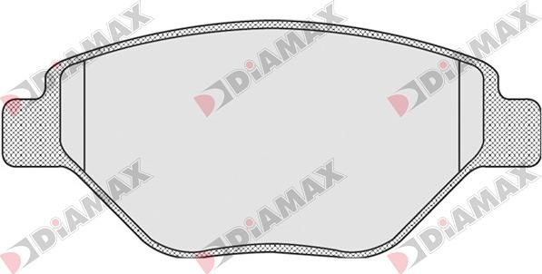 Diamax N09044 - Гальмівні колодки, дискові гальма autozip.com.ua