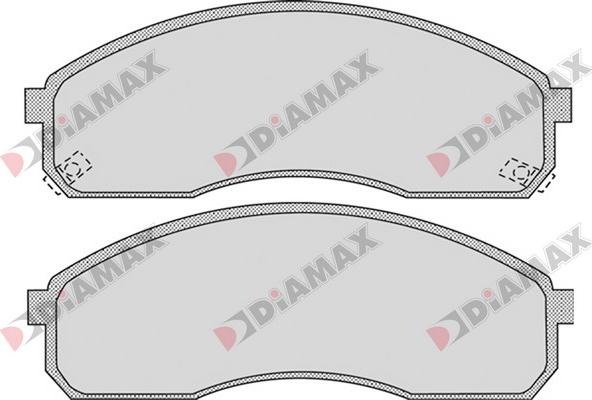 Diamax N09067 - Гальмівні колодки, дискові гальма autozip.com.ua