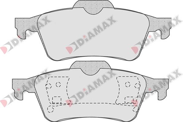 Diamax N09018 - Гальмівні колодки, дискові гальма autozip.com.ua