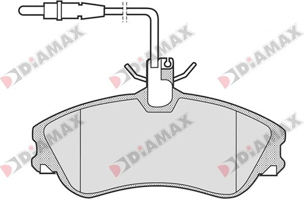 Diamax N09013 - Гальмівні колодки, дискові гальма autozip.com.ua