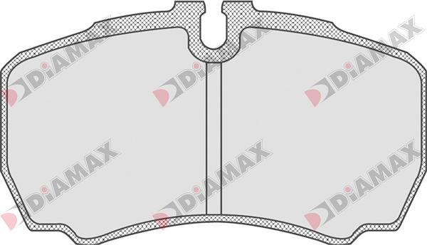 Diamax N09036 - Гальмівні колодки, дискові гальма autozip.com.ua