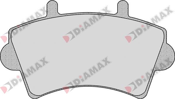Diamax N09022 - Гальмівні колодки, дискові гальма autozip.com.ua