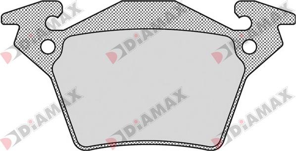Diamax N09071 - Гальмівні колодки, дискові гальма autozip.com.ua