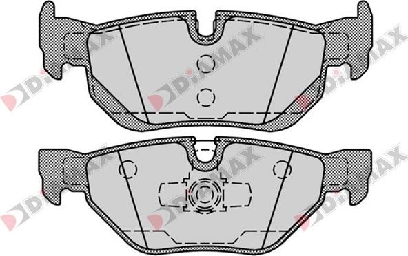 Diamax N09195 - Гальмівні колодки, дискові гальма autozip.com.ua