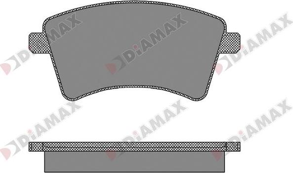 Diamax N09178 - Гальмівні колодки, дискові гальма autozip.com.ua