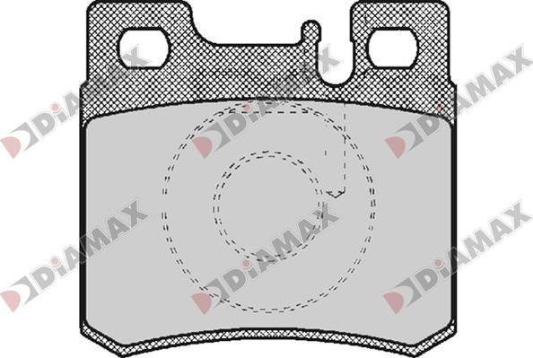 Diamax N09819 - Гальмівні колодки, дискові гальма autozip.com.ua