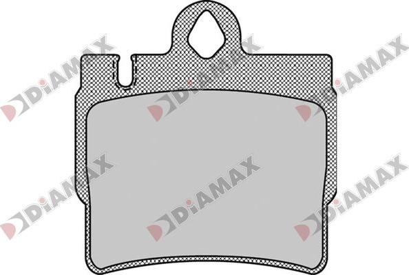 Diamax N09811 - Гальмівні колодки, дискові гальма autozip.com.ua