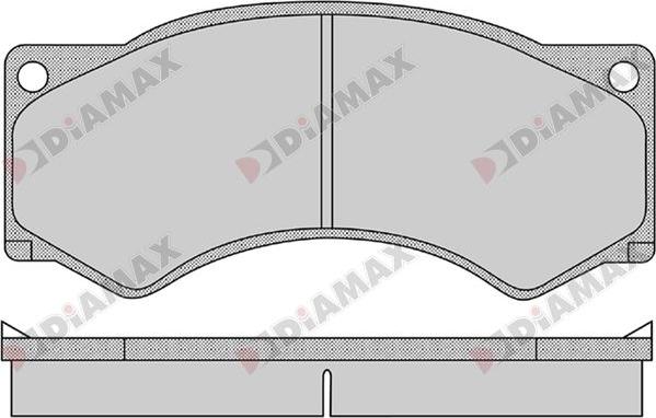 Diamax N09342 - Гальмівні колодки, дискові гальма autozip.com.ua