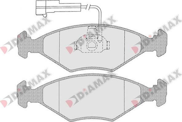 ACDelco AC0581204D - Гальмівні колодки, дискові гальма autozip.com.ua