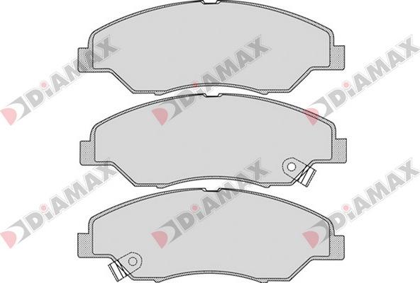 Diamax N09304 - Гальмівні колодки, дискові гальма autozip.com.ua