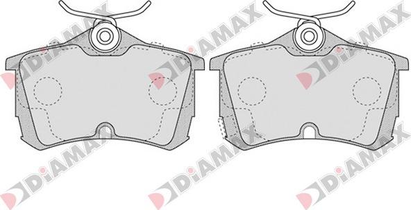 Diamax N09300 - Гальмівні колодки, дискові гальма autozip.com.ua