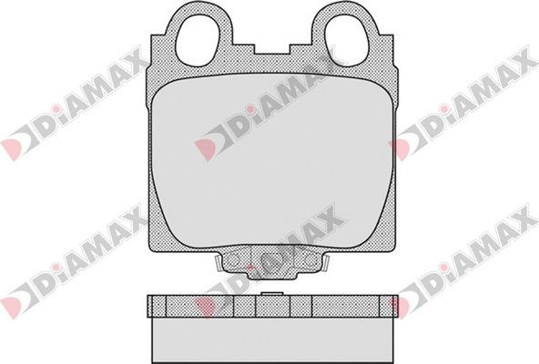 Diamax N09303 - Гальмівні колодки, дискові гальма autozip.com.ua