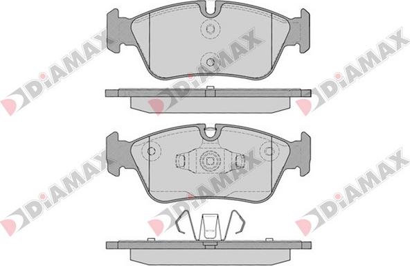 Diamax N09380 - Гальмівні колодки, дискові гальма autozip.com.ua