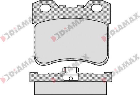 Diamax N09335 - Гальмівні колодки, дискові гальма autozip.com.ua