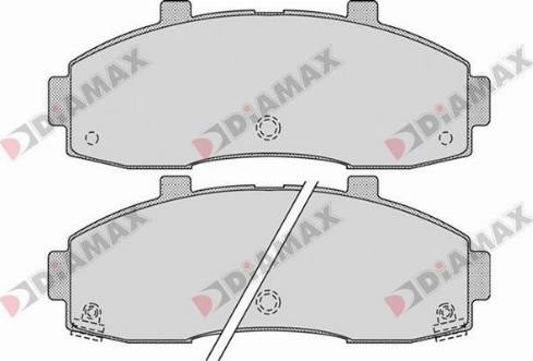 Diamax N09295 - Гальмівні колодки, дискові гальма autozip.com.ua