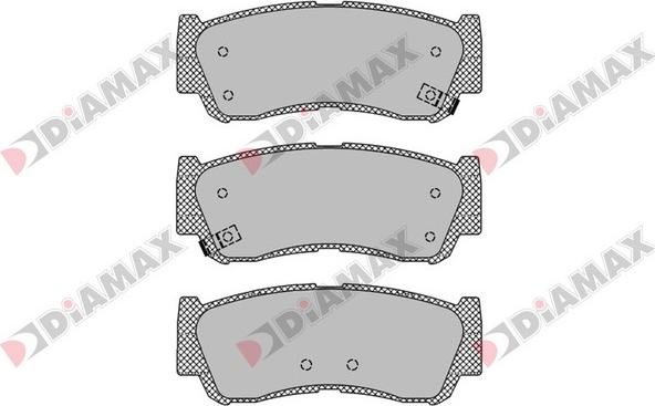 Diamax N09247 - Гальмівні колодки, дискові гальма autozip.com.ua