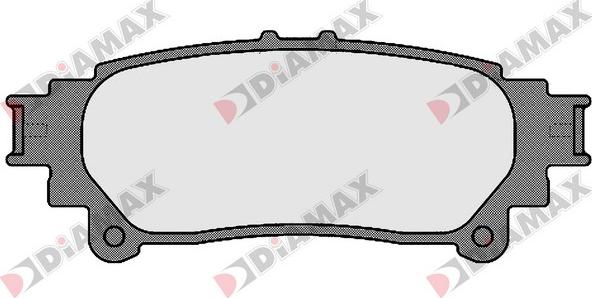 Diamax N09252 - Гальмівні колодки, дискові гальма autozip.com.ua