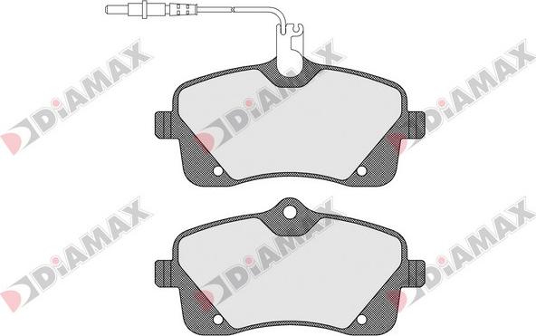 Diamax N09260 - Гальмівні колодки, дискові гальма autozip.com.ua