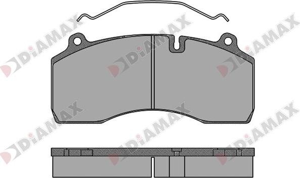 Diamax N09229 - Гальмівні колодки, дискові гальма autozip.com.ua