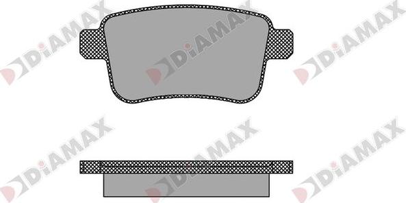 Diamax N09226 - Гальмівні колодки, дискові гальма autozip.com.ua