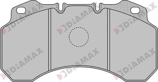 Diamax N09228 - Гальмівні колодки, дискові гальма autozip.com.ua