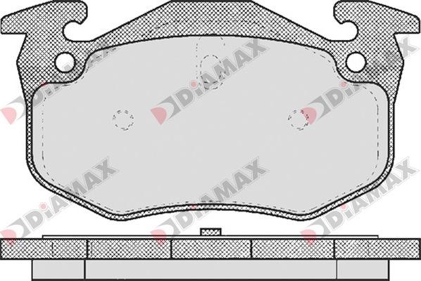 Diamax N09271 - Гальмівні колодки, дискові гальма autozip.com.ua