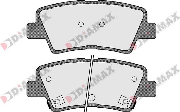 Diamax N09277 - Гальмівні колодки, дискові гальма autozip.com.ua