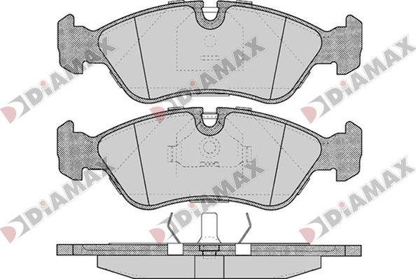 Diamax N09794 - Гальмівні колодки, дискові гальма autozip.com.ua