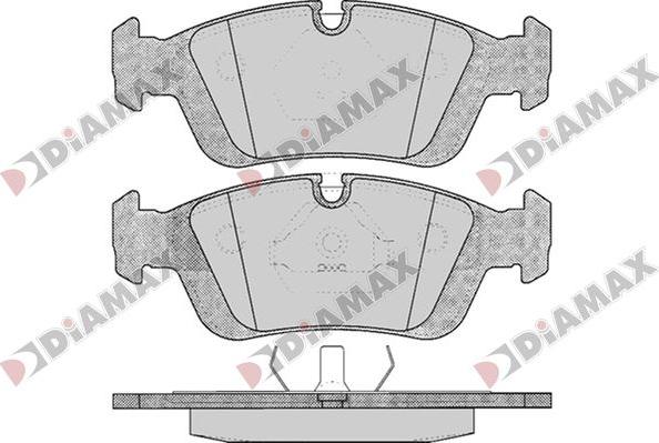 Diamax N09796 - Гальмівні колодки, дискові гальма autozip.com.ua