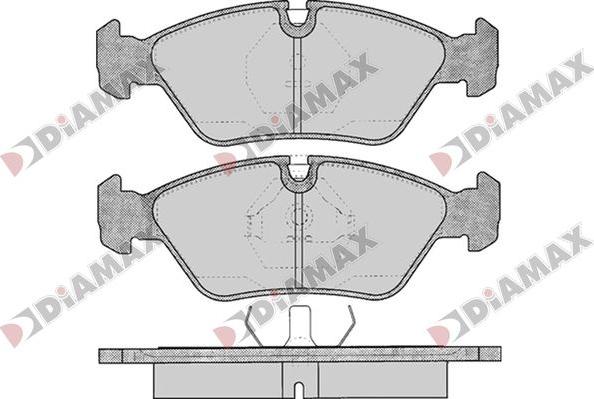 Diamax N09791 - Гальмівні колодки, дискові гальма autozip.com.ua