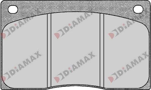 Diamax N09798 - Гальмівні колодки, дискові гальма autozip.com.ua
