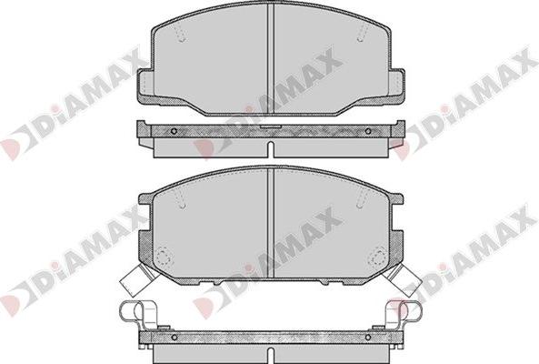 Diamax N09740 - Гальмівні колодки, дискові гальма autozip.com.ua