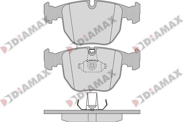 Diamax N09769 - Гальмівні колодки, дискові гальма autozip.com.ua