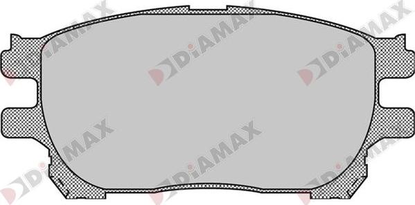 Diamax N09725 - Гальмівні колодки, дискові гальма autozip.com.ua