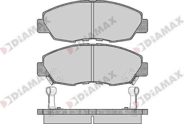 Diamax N09723 - Гальмівні колодки, дискові гальма autozip.com.ua