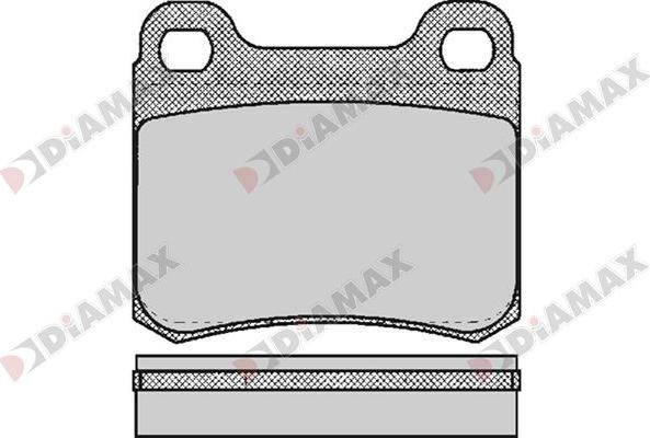 Diamax N09722 - Гальмівні колодки, дискові гальма autozip.com.ua