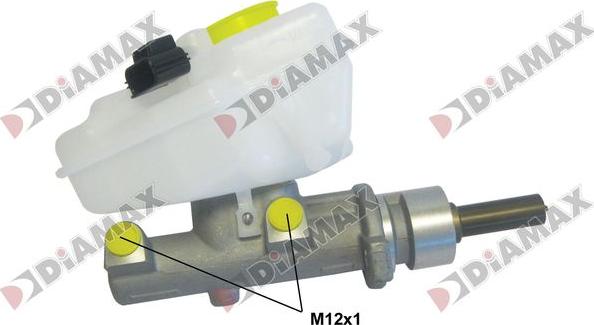 Diamax N04551 - Головний гальмівний циліндр autozip.com.ua