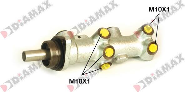 Diamax N04304 - Головний гальмівний циліндр autozip.com.ua