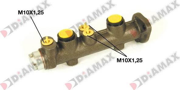 Diamax N04334 - Головний гальмівний циліндр autozip.com.ua