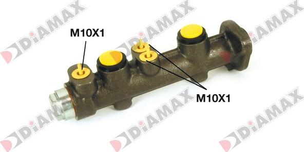 Diamax N04338 - Головний гальмівний циліндр autozip.com.ua