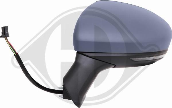 Diederichs 4407125 - Зовнішнє дзеркало autozip.com.ua