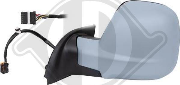 Diederichs 4014925 - Зовнішнє дзеркало autozip.com.ua
