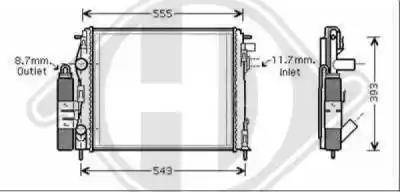 Diederichs 8441310 - Модуль охолодження autozip.com.ua