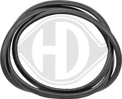 Diederichs 8450836 - Прокладка, вітрове скло autozip.com.ua