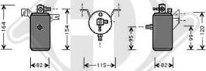 Diederichs 8401161 - Осушувач, кондиціонер autozip.com.ua