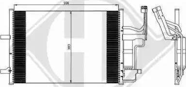 Diederichs 8561801 - Конденсатор, кондиціонер autozip.com.ua