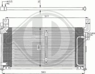 Diederichs 8645000 - Конденсатор, кондиціонер autozip.com.ua